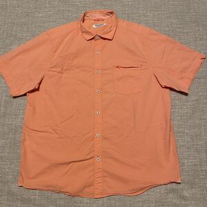 Tommy Bahama Mens Shirt Extra Large  Pink Blush  Seersucker Nova Wave Beach